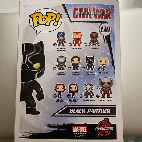 Black Panther Funko Pop Vinyl Figure - Picture 2 of 3